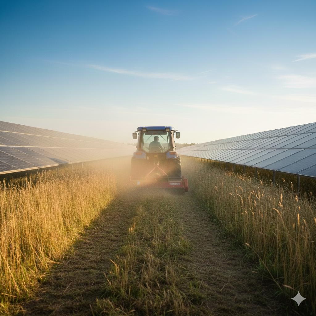 PANELLER ARASI YABANCI OT BİÇME
